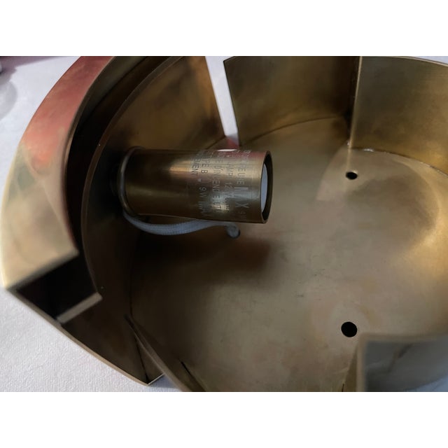 Visual Comfort Melange Disc Alabaster & Brass Sconces (1 Pair) For Sale - Image 12 of 18