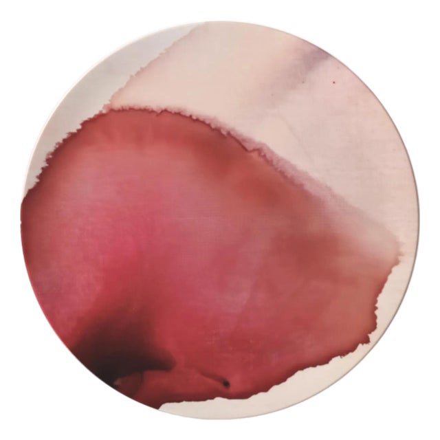 Limited Edition "Riding the Current" Fine Bone China Plate No. 1 by Fanyu Lin For Sale