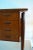 Wood Danish Teak Ladies Desk with Curved Front and Back & Suspended Legs, 1960s For Sale - Image 7 of 17