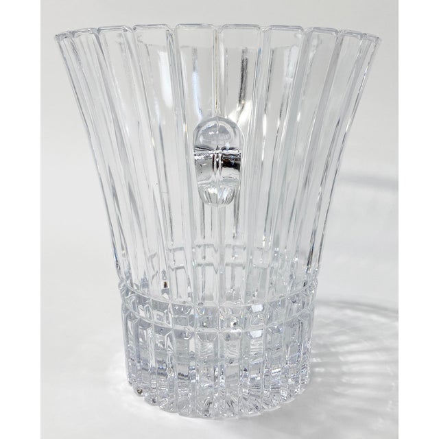 Mid 20th Century Vintage French Cut Glass Ice Bucket or Vase For Sale - Image 5 of 9