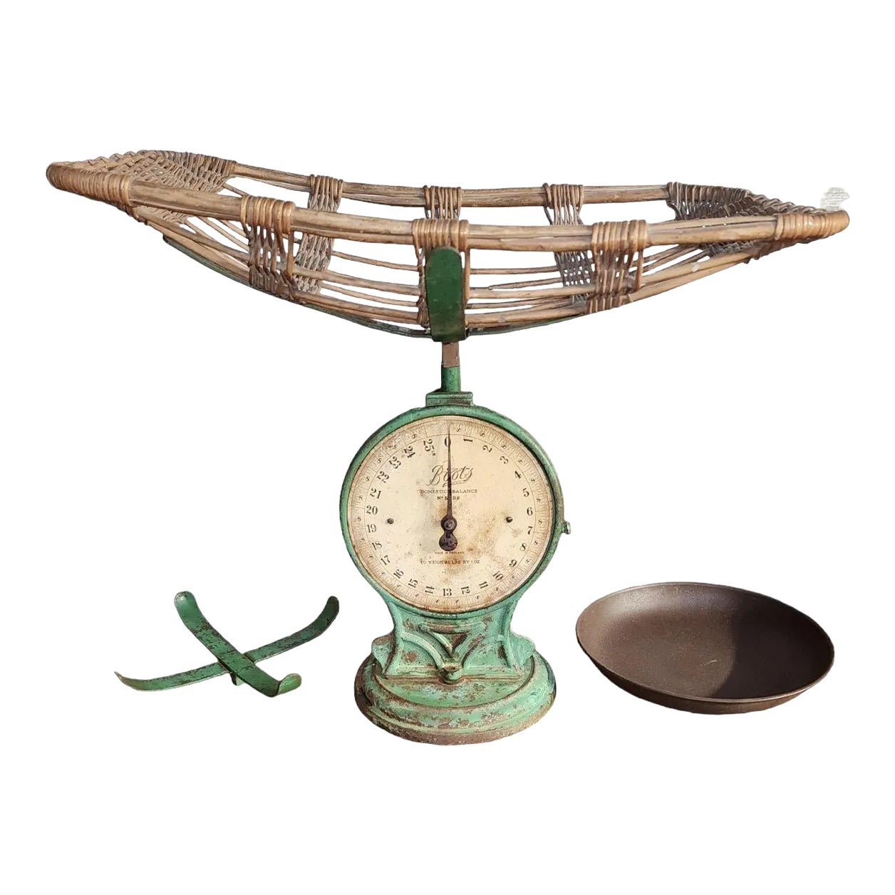 English Salter Scale Made for Boots Chemists 1920s | Chairish