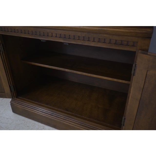 Wood Ethan Allen Maple 2 Door China Cabinet For Sale - Image 7 of 18