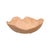 Its gently undulating rim creates a fluid, petal-like silhouette, while the warm terracotta finish with a lightly...