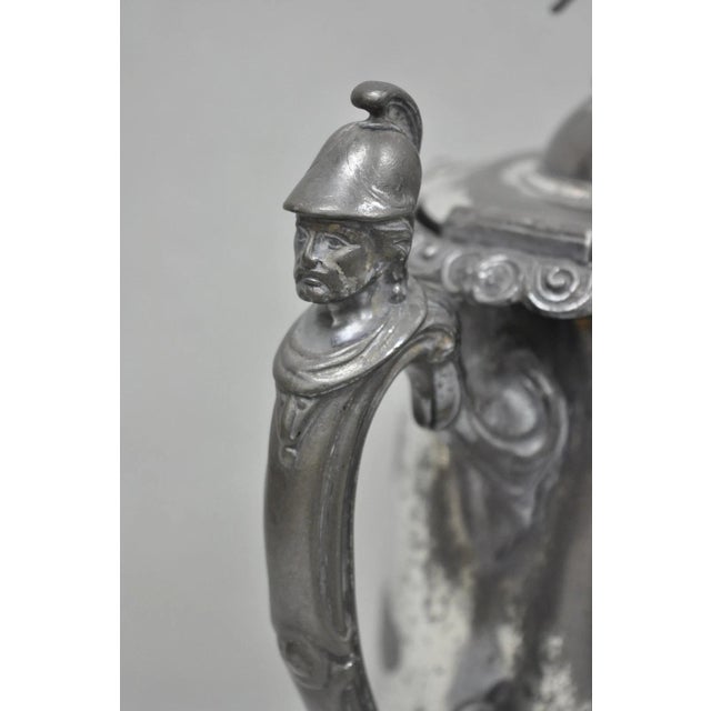 Antique American Victorian E. Kaufmann Figural Coffee Pot Water Pitcher W/ Eagle For Sale - Image 18 of 18