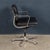 Vintage EA217 Chair in Black Leather by Charles & Ray Eames for ICF, 1969 For Sale - Image 6 of 17