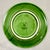 1980s Bordallo Pinheiro Green Grape Vine & Basket Weave Green Plate For Sale In Philadelphia - Image 6 of 9