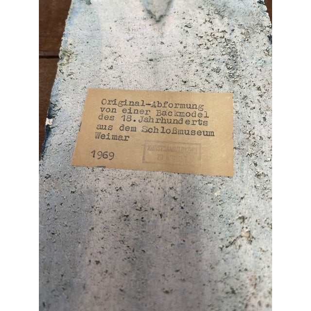 Ceramic Vintage Ceramic German Impression of Baking Cast Mold of Drummer, Circa 1969 For Sale - Image 7 of 8