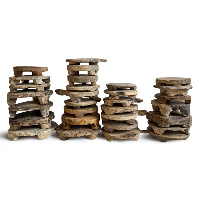 Early 20th Century Old Antique Wood Chaklota Plate For Sale - Image 5 of 6