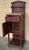 Early 20th Century Pair of Art Nouveau Italian Nightstands in Solid Walnut with crest For Sale - Image 4 of 18