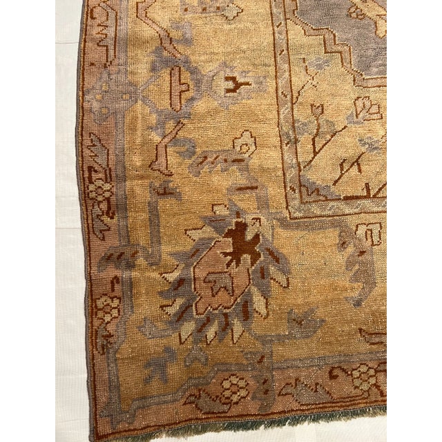 Antique Turkish Oushak rugs have been woven in Western Turkey since the beginning of the Ottoman period. Historians...