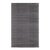 Dash & Albert by Annie Selke Herringbone Black/Ivory Indoor/Outdoor Rug, 2'6" x 18' For Sale