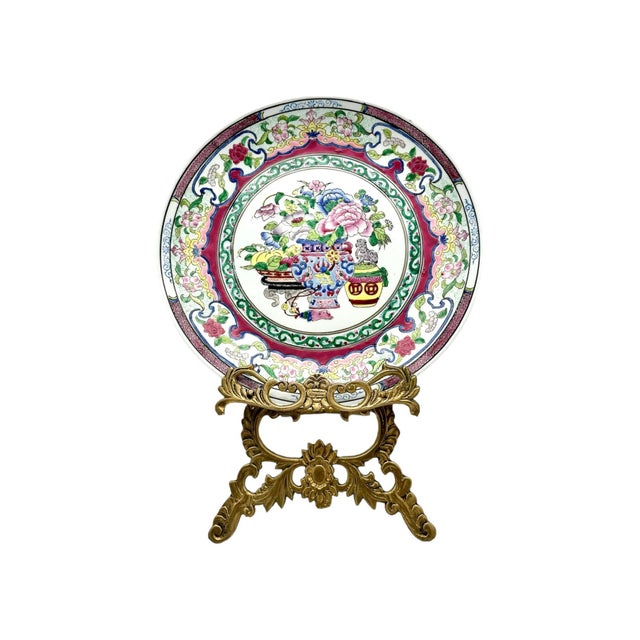 This vintage Hollywood Regency solid brass tabletop easel is a perfect addition to any home decor collection. With its...