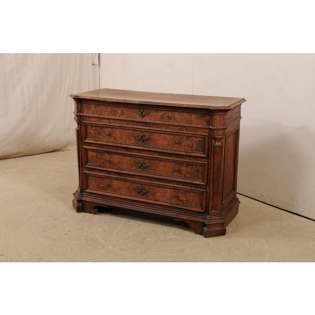Brown Early 18th C. Chest W/ Secretary, Italy For Sale - Image 8 of 9