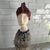 Ceramic 1990s Unique Handmade Sculpture of a Woman With Mohawk For Sale - Image 7 of 12