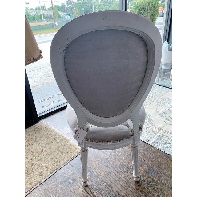 Late 19th Century French Louis XVI Style Dining Chair For Sale - Image 4 of 5