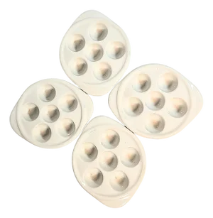 1970s Escargot Plates-Set of Four