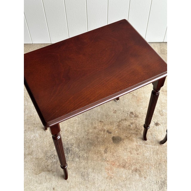 Vintage Mahogany Petite Pedestals, Pair For Sale - Image 14 of 17