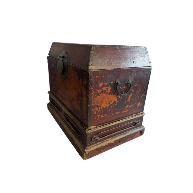 Antique Chinese Box in Original Patina For Sale - Image 11 of 18