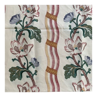 Quadrille Chaillot Linen Fabric- 2 Yards For Sale