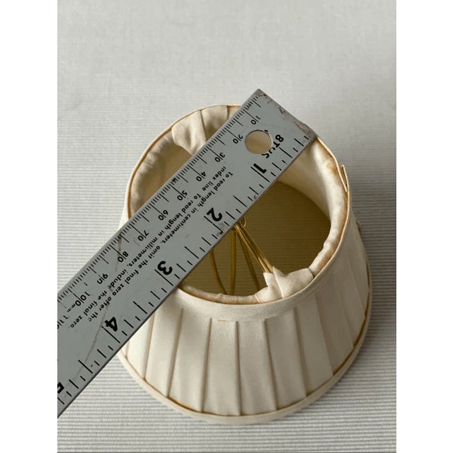 Vintage Pleated Mini Lamp Shade For Sale In Pittsburgh - Image 6 of 6