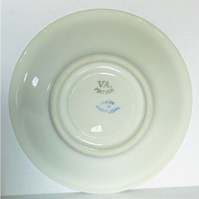 Art Deco Portuguese Espresso Cups and Saucers - Set of 8 For Sale - Image 11 of 12