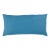Schumacher Leo Glazed Linen 24" Lumbar Pillow In Peacock For Sale