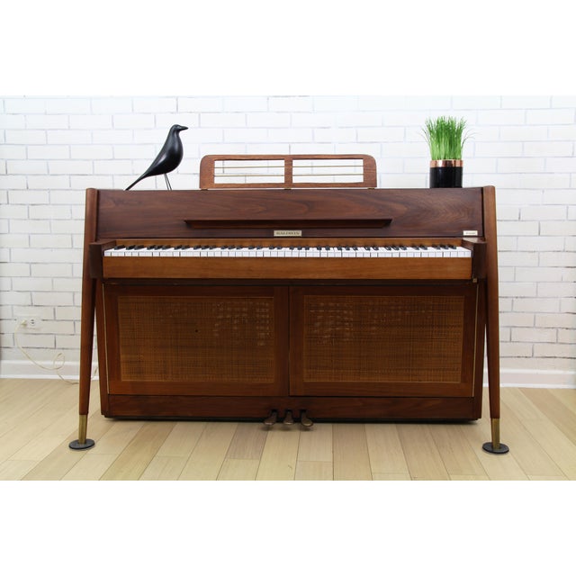 Baldwin Acrosonic MidCentury Modern Piano Wine Bar With Storage Chairish