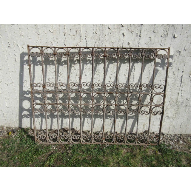 Wonderful piece of Architecture. Heavy, tight and sturdy, piece does show signs of age related wear including rust,...