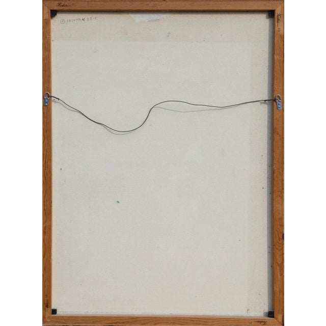 Art Deco Erik Freyman, "Duet 2", Art Deco Jazz Painting For Sale - Image 3 of 4