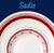 Contemporary Corelle 16-Piece Vitrelle Sadie Chip & Crack Resistant Glass Dinnerware For Sale - Image 3 of 8