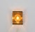 Gold Maritim Glass and Brass Wall Lamp from Vitrika, 1970s For Sale - Image 4 of 8