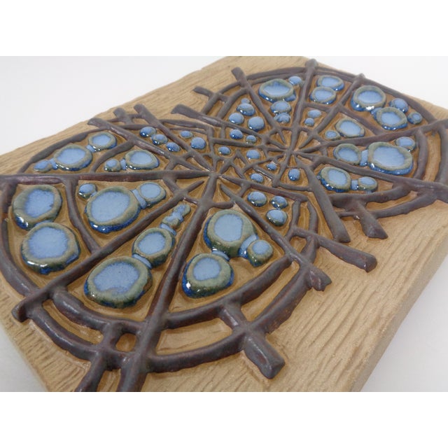 Large 6356 Studio Ceramic Wall Art by Marianne Starck for Michael Andersen, Denmark, 1960s For Sale - Image 13 of 15