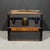 ABOUT A 19th century wood, steel and canvas small cabin trunk or travel chest with large brass lock. This compact size was...