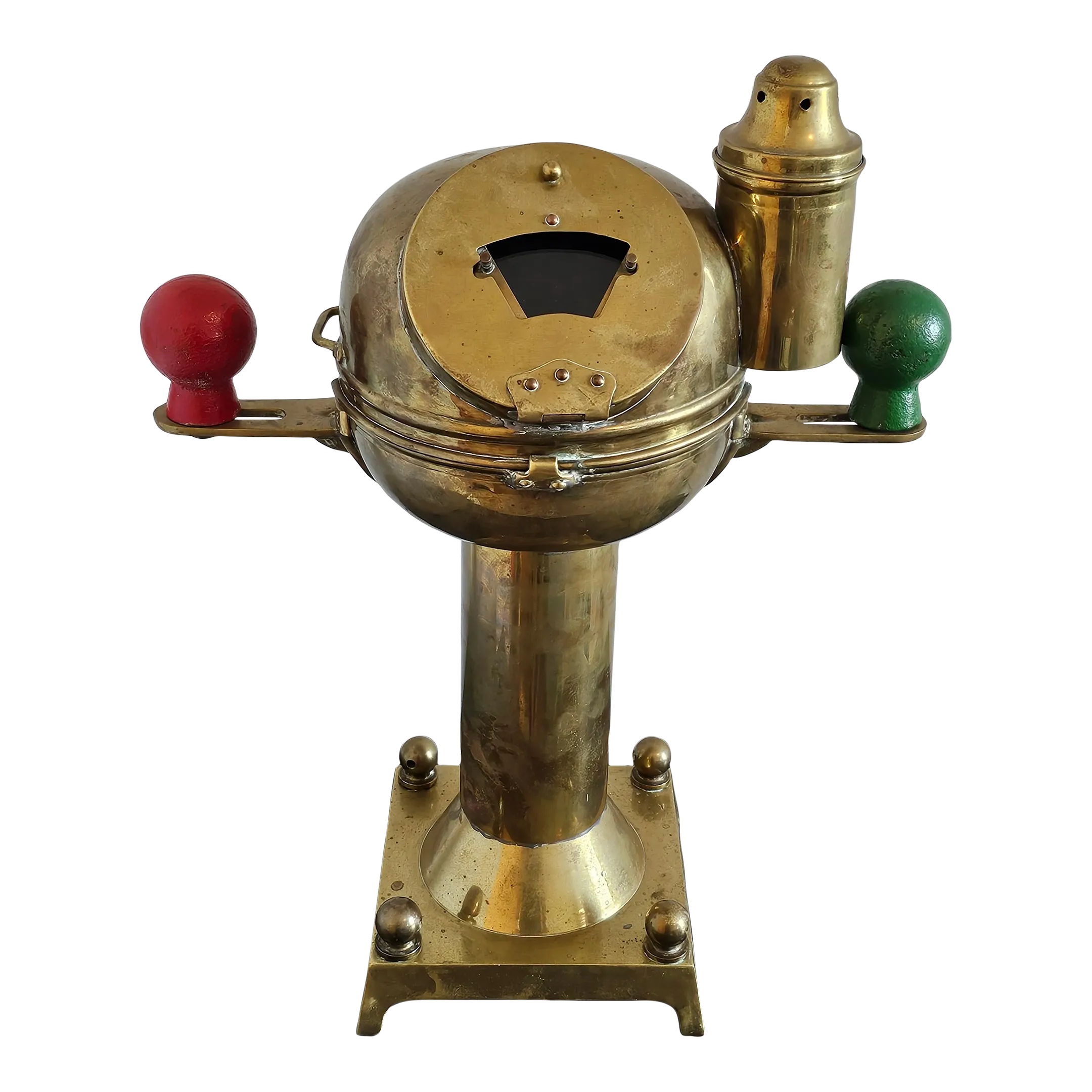 Marrone Antico Nautico Il Royal Antico Vintage Ottone Telescopio Binocolo Antico Telescopio 4 Oro