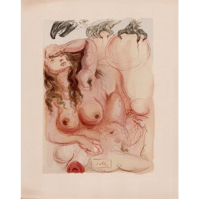 Salvador Dali, The Eagle of Grace, 1964, Original Woodcut For Sale - Image 6 of 9