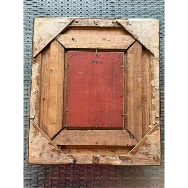 Signed Dutch Genre Scene of a Musician, Oil on Panel, Early 19th Century. For Sale - Image 6 of 8