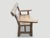2010s Andrianna Shamaris Wabi Sabi Aged Teak Wood Chair or Side Table For Sale - Image 5 of 5