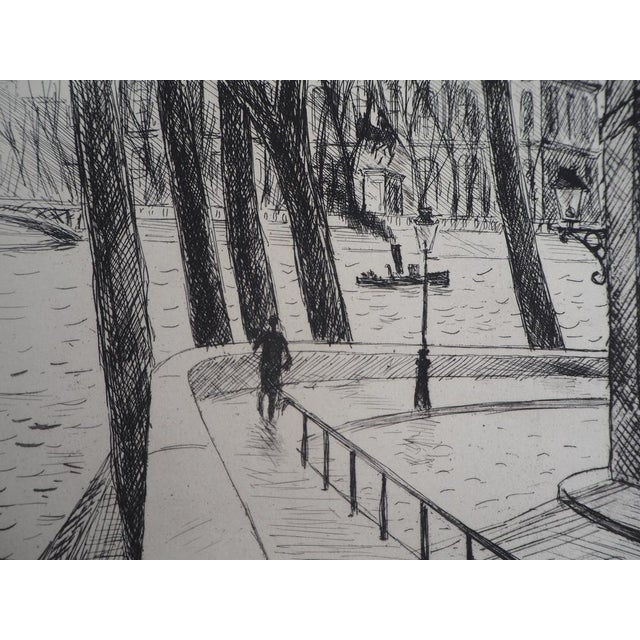 Robert Louis Antral, L’hotel De Ville, 1937, Original Etching For Sale - Image 6 of 7