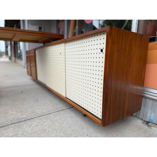 One-of-a-Kind Herman Miller for George Nelson Style Mid-Century Modern Desk Unit For Sale - Image 18 of 18