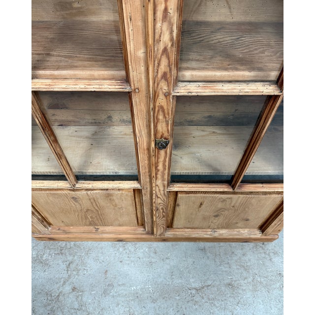 Antique Pine Display Cabinet, 1890s For Sale - Image 3 of 9