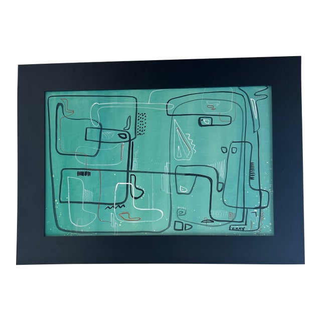 Virginia Kay Gould Mid Century Painting For Sale