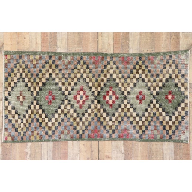 Vintage Turkish Sivas Rug, 03'02 X 06'06 For Sale - Image 9 of 10