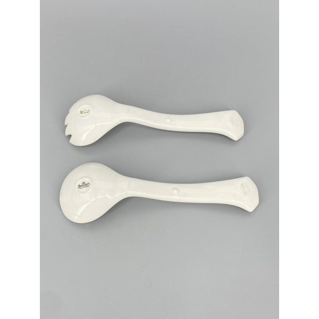 Maria Weiß Salad Servers in Porcelain from Rosenthal, Germany, Set of 2 For Sale - Image 11 of 14