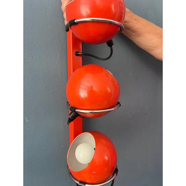 Mid-Century Modern Space Age Eyeball Wall Lamp For Sale - Image 11 of 13