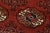 Turkmen Rug 3'3'' X 5' Red Wool Vintage Tribal Hand-Knotted Oriental Carpet For Sale - Image 4 of 12