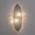 Clear Murano Glass Wall Sconces with Textured Relief, 2000s, Set of 2 For Sale - Image 4 of 10