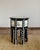 Hollywood Regency Side Table in the style of Martyn Lawrence Bullard with Faux Ivory Details, 2010s, in Flawless...