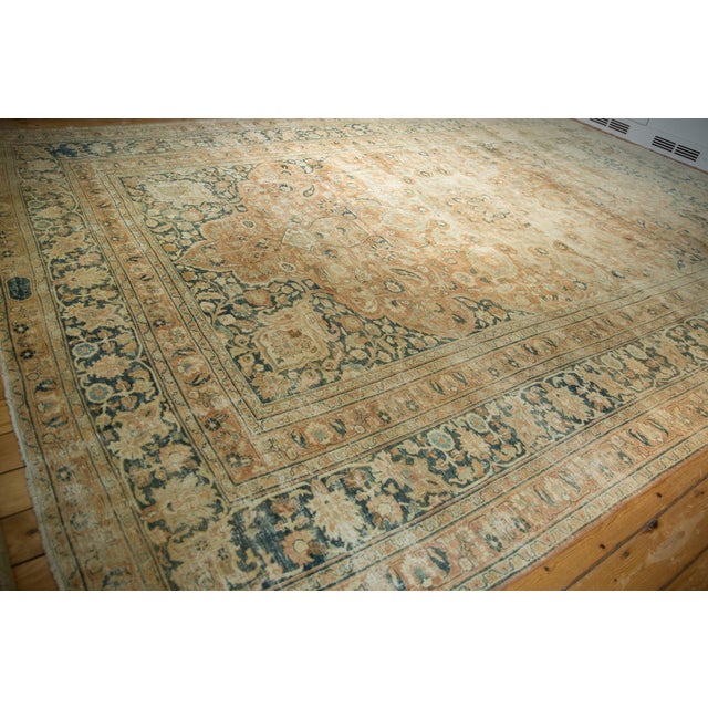 Terra Cotta Vintage Distressed Khorassan Carpet - 11'6" X 16'7" For Sale - Image 8 of 12