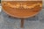 Brown Italian Rococo 19th Century Hand Carved Venetian Demilune Console, Recently Restored For Sale - Image 8 of 11
