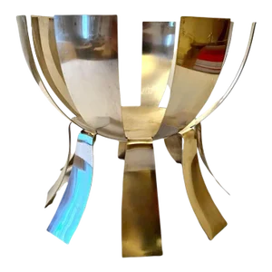 Modern Silver Plate Fruit or Decorative Bowl